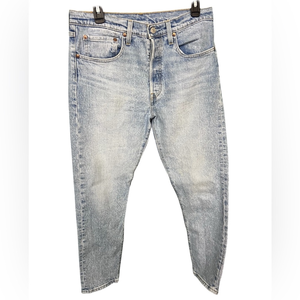 👖✨ Levi’s Premium 501 Skinny Jeans W30 L28 Light Wash Straight Fit Denim